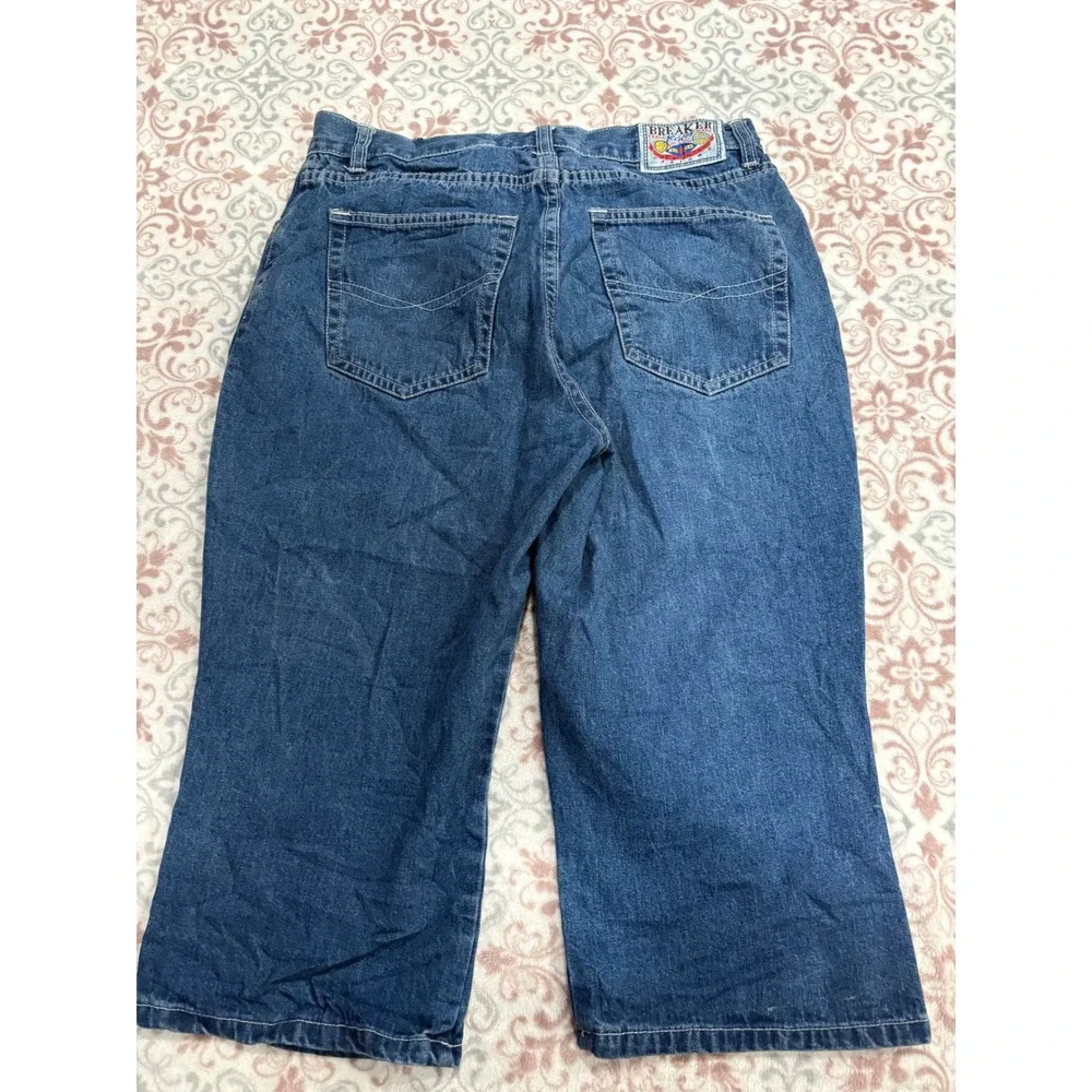 Breaker Jeans Vintage Denim Capris Medium Wash High Rise Cropped Pants Size 9/10 - Picture 11 of 13